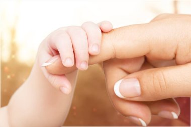 Arka planda sevgi ve aile kavramı, yakın plan.
