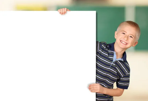 Blank Sign Child — Stock Photo, Image