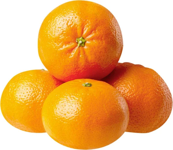 Frische Süße Mandarinenfrüchte Isoliert Auf Weißem Hintergrund — Stockfoto