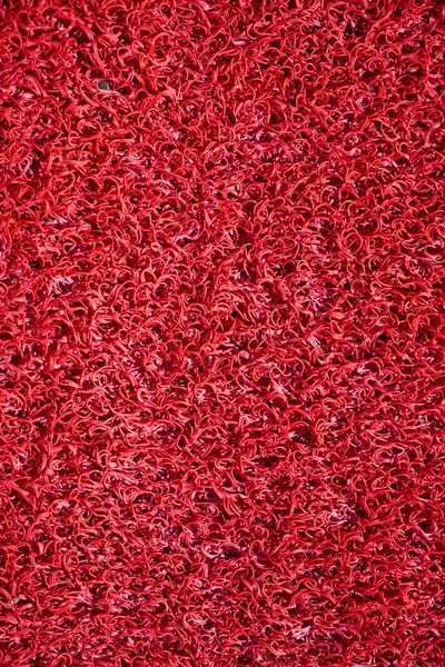 Rot Synthetische Faser Teppich Textur Vertikaler Für Hintergrund — Stockfoto