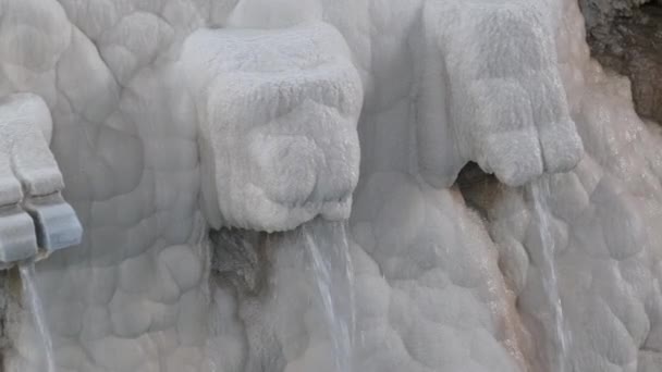 Banho de caverna térmica em Miskolctapolca, dentro da caverna natural em Miskolc, Hungria — Vídeo de Stock