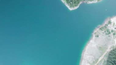 Karadağ 'da Kara Göl, Durmitor Park' ta Crno Jezero Dağı