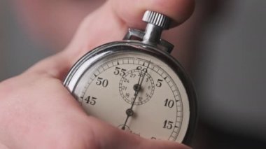Erkek El Sayımı Saniyelerdeki Kronometre