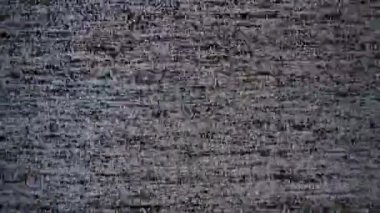 VHS teybin gerçek TV Gürültüsü, Sinyal Yok