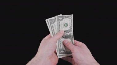 Erkek Eller Alfa Kanalı ile Bir Dolarlık Gagalar Göster
