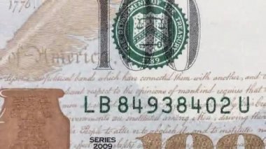 Seri numaraları değişen 100 Dolarlık fatura, Durma Hareketi, Kapatma