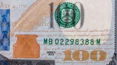 100 Dolarlık Seri Numaralar Değişiklik, Durdurma Hareketi, Kapatma