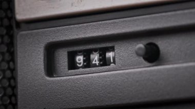 Eski Klasik Mekanik Makara Sayacı, Teyp Sayacı