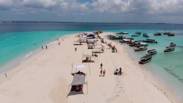 Zanzibar Nakupenda Ιανουαριου 2021 Ντρονική Θέα Παραδεισένιο Νησί Στον Ινδικό — Αρχείο Βίντεο