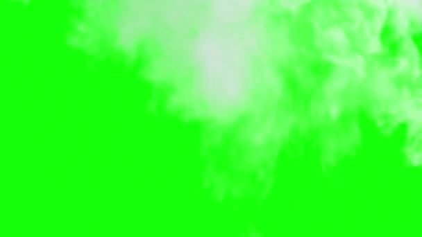 Smoke Vapor Explosion Alpha Channel Realistic Clouds Rise Transparent Background — Stock Video