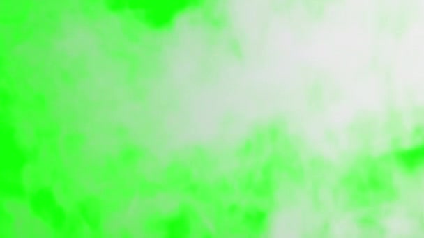 Dym Kanałem Alfa Realistyczne Chmury Dymu Lub Pary Powstają Przejrzystym — Wideo stockowe