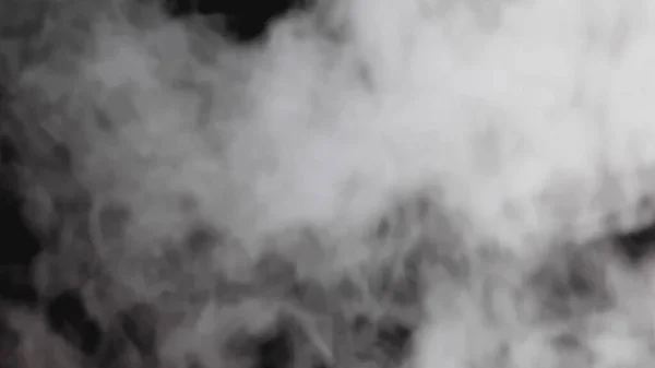 Rook Met Alpha Kanaal Realistische Rook Dampwolken Ontstaan Een Transparante — Stockfoto
