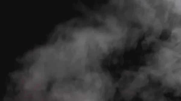 Smoke with Alpha channel. Realistic smoke or vapor clouds rise up on a transparent background. Special effect, texture, footage, use in composite and video editing. Smoke atmosphere fog overlay. 4K