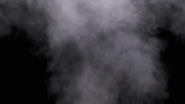 Πραγματική Έκρηξη Ατμού Σύννεφα Καπνού Αυξηθεί Αργή Κίνηση Χρήση Σύνθετα — Αρχείο Βίντεο