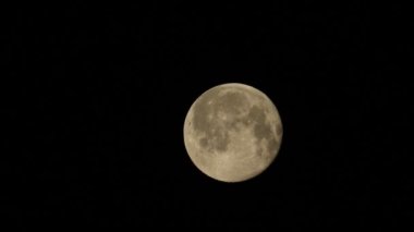 Muhteşem Worm Moon, Hertford Heath, İngiltere 'den Mart 2022' de görüldü..