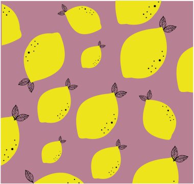 Vector illustration abstract still life of fruits in pastel colors. Collection of contemporary art. Vector set of fruits date media, posters, postcards.