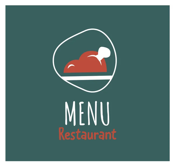 Piekarnia Menu Jedzenie Szablon Dla Restauracji Doodle Ręcznie Rysowane Grafiki — Wektor stockowy