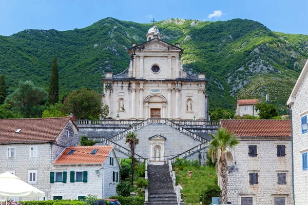 Католические Церкви Архитектура Старом Городе Черногории — стоковое фото