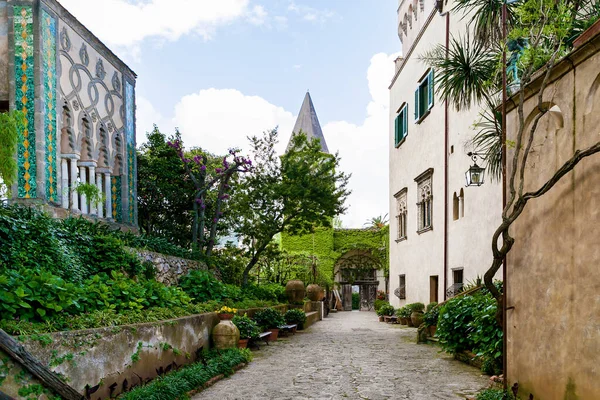 Architecture Landscapes Sculptures Plants Vile Cimbrone Ravello Italy — Foto de Stock