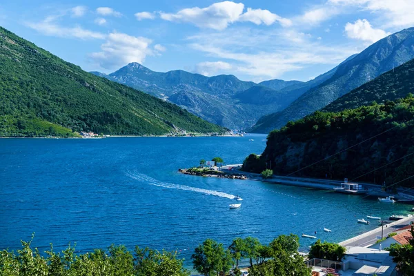 Красивые Морские Пейзажи Горы Природа Черногории — стоковое фото