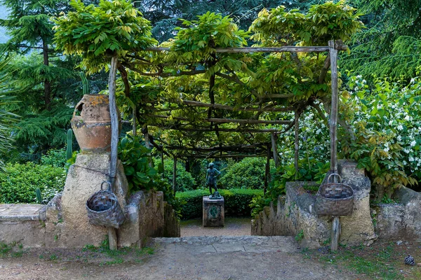Garden Different Plants Vile Cimbrone Ravello Italy — Photo
