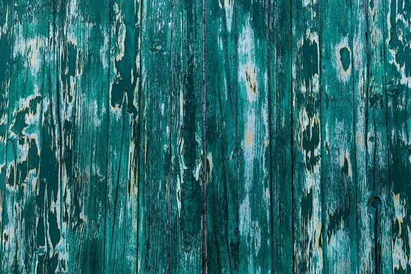 Wooden Background Old Paint Green Wooden Wall Planks — Zdjęcie stockowe