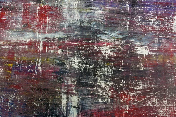Väggstruktur Målad Röda Nyanser Dekorativ Väggfärg Abstrakt Grunge Sprucken Färg — Stockfoto