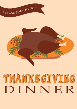 Şükran günü için pişmiş Türkiye