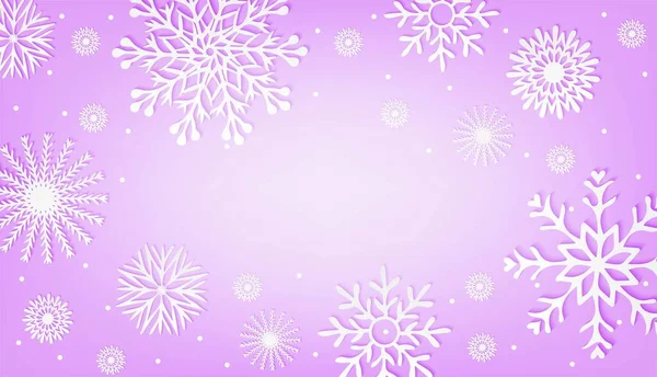 Feliz Natal Design Para Inverno Com Lugar Para Seu Espaço —  Vetores de Stock