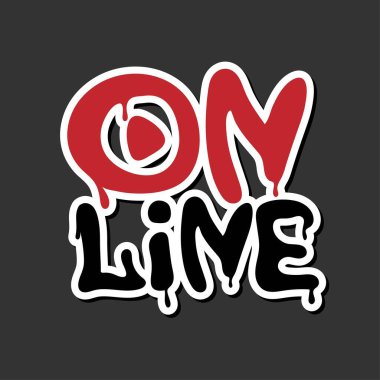 Online sticker for social media post