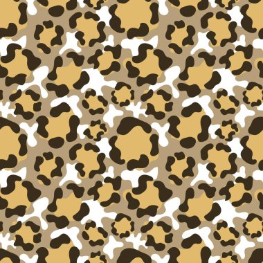 Leopar derisi pürüzsüz desen