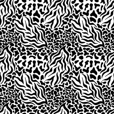 Vahşi hayvan derisi pürüzsüz desen. Tekstil, kumaş, duvar kağıdı için yüzey tasarımı