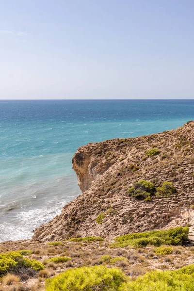 位于西班牙南部地中海的悬崖 西班牙白色海岸 瓦伦丁社区 — 图库照片