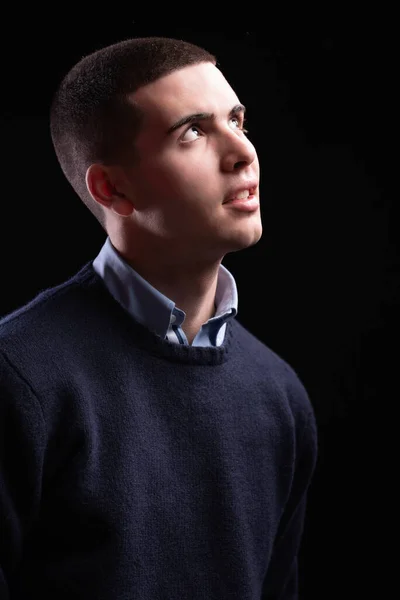 Young Men Posing Studio Photoshoot — Stock Photo, Image