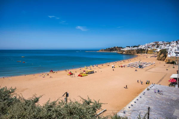 Veduta Della Spiaggia Pescadores Albufeira Algarve Portogallo — Foto Stock