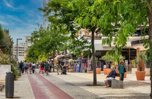 Algarve Portugalia Maja 2022 Widok Centrum Portimao Algarve Portugalia — Zdjęcie stockowe