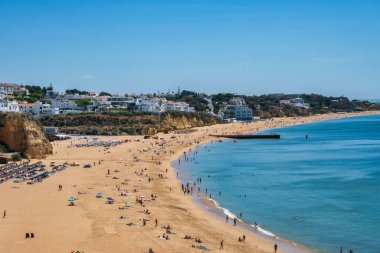 Portekiz, Albufeira 'daki Pescadores plajı manzarası