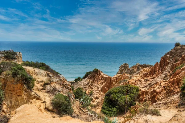 Widok Siedem Zawieszonych Dolin Algarve Portugalia — Zdjęcie stockowe