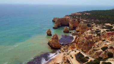 Portekiz, Algarve 'deki Marinha plajı manzarası
