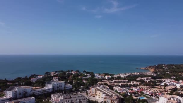 Albufeira Nın Algarve Portekiz Deki Görüntüsü — Stok video