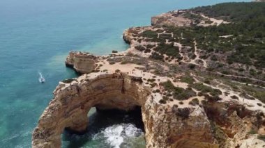 Portekiz, Algarve 'deki Marinha plajı manzarası