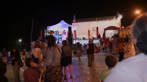 Mafra Portugal July 2022 Summer Partys Ericeira Village Portugal — Stock video