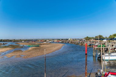 view of Samouco beach in Alcochete Portugal