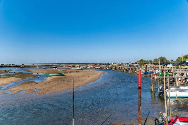 View Samouco Beach Alcochete Portugal — Zdjęcie stockowe