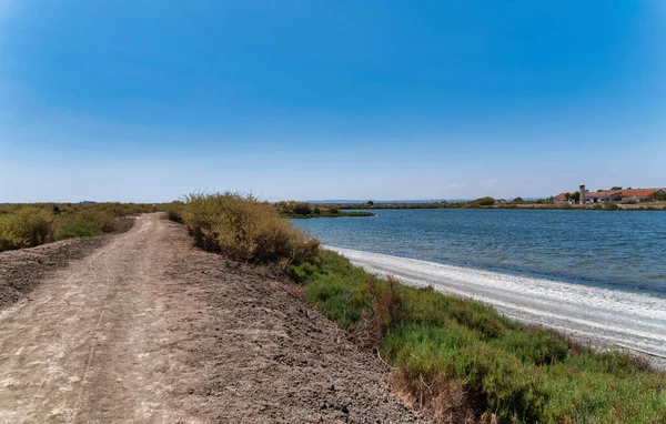 Samouco Saline Foundation Ambiental Preservation Alcochete Portugal — Stok fotoğraf