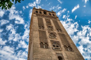 Sevilla, İspanya. 27 Ağustos 2022 İspanya 'nın merkezindeki Sevilla manzarası