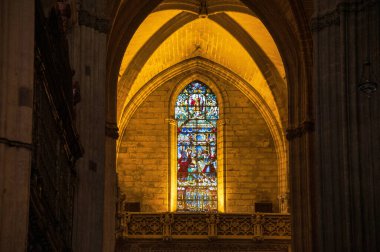 Sevilla, İspanya. 27 Ağustos 2022 İspanya 'nın merkezindeki Sevilla manzarası