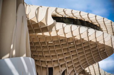 Sevilla, İspanya. 27 Ağustos 2022 İspanya 'nın merkezindeki Sevilla manzarası