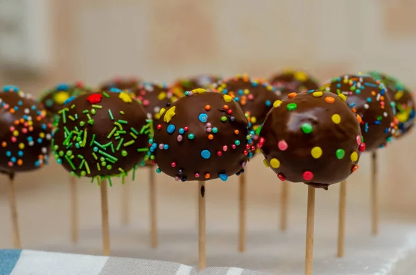 delicious sweet homemade chocolate candy on a plate