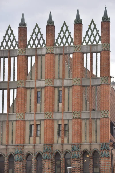 Edificios Históricos Szczecin — Foto de Stock